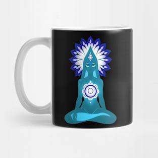 Aura Blue Meditation 01 Mug